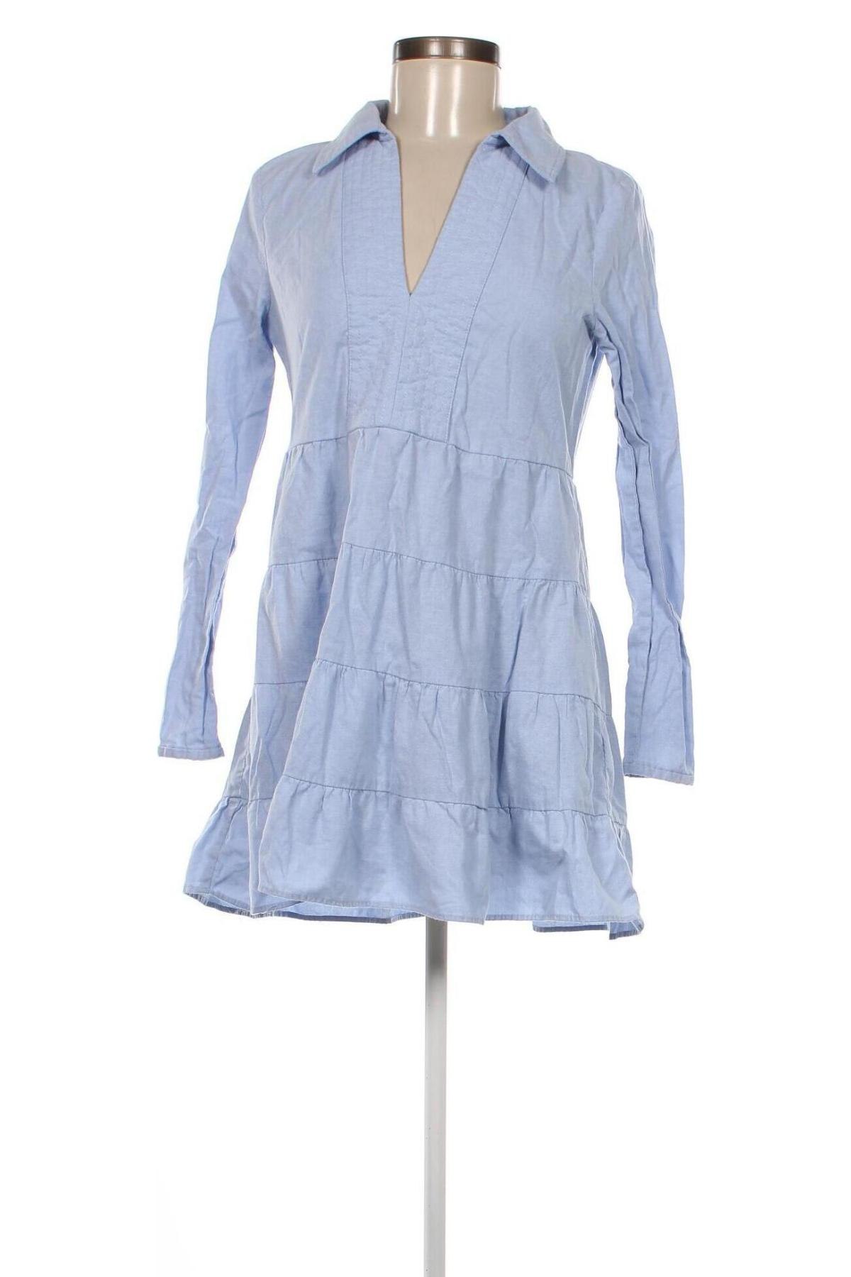 Šaty  Zara, Veľkosť S, Farba Modrá, Cena  12,28 €