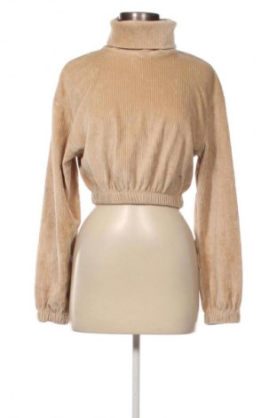 Damen Shirt Bershka, Größe S, Farbe Beige, Preis € 9,99