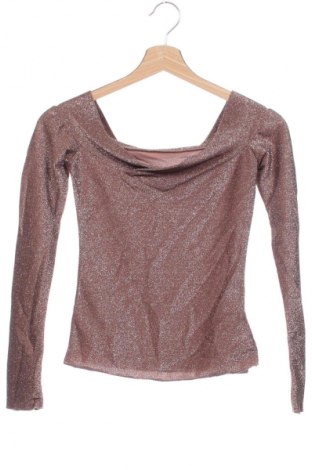 Дамска блуза SHEIN, Размер XS, Цвят Кафяв, Цена 4,99 лв.