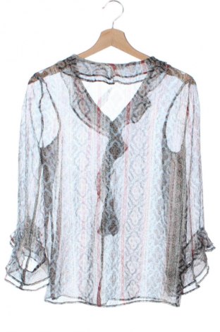 Дамска блуза Zara, Размер XS, Цвят Многоцветен, Цена 6,99 лв.