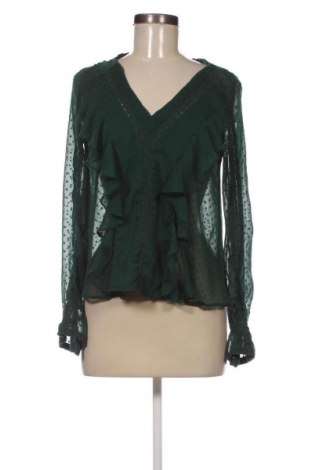 Bluză de femei Zara Trafaluc, Mărime S, Culoare Verde, Preț 31,99 Lei