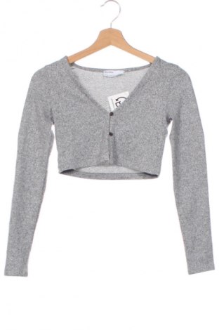 Damen Strickjacke Bershka, Größe XS, Farbe Grau, Preis € 6,99