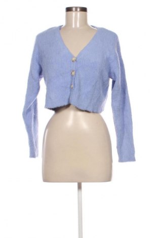 Damski kardigan Bershka, Rozmiar S, Kolor Niebieski, Cena 95,99 zł