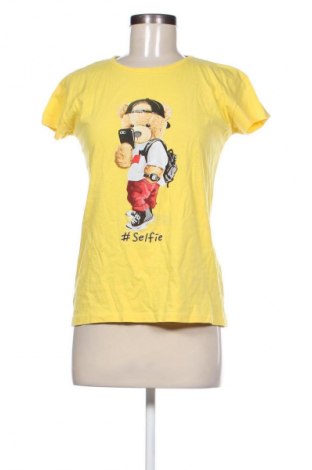 Γυναικείο t-shirt Unbranded, Μέγεθος M, Χρώμα Κίτρινο, Τιμή 8,62 €