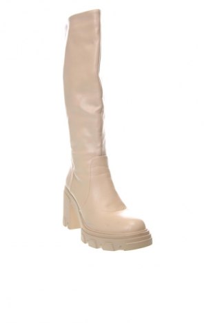 Damenstiefel Ideal Shoes, Größe 39, Farbe Beige, Preis 30,31 €