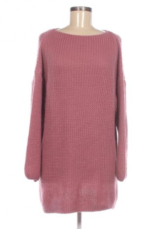Damski sweter Unbranded, Rozmiar L, Kolor Popielaty róż, Cena 21,99 zł