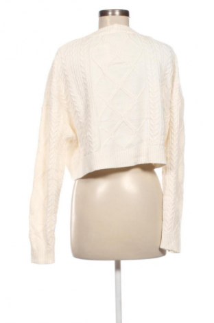 Pulover de femei Bershka, Mărime S, Culoare Alb, Preț 28,99 Lei