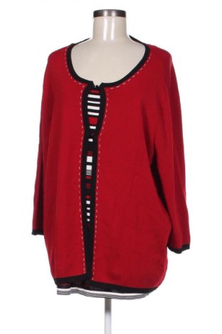 Damenpullover Gelco, Größe 3XL, Farbe Rot, Preis 20,99 €