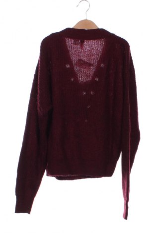 Дамски пуловер H&M Divided, Размер XS, Цвят Червен, Цена 8,99 лв.