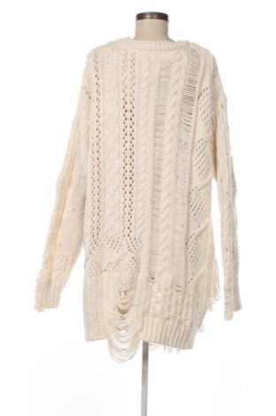 Дамски пуловер Zara Knitwear, Размер M, Цвят Екрю, Цена 27,99 лв.