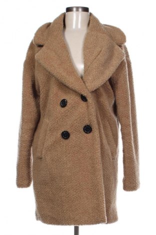 Damenmantel Bershka, Größe L, Farbe Beige, Preis € 13,99