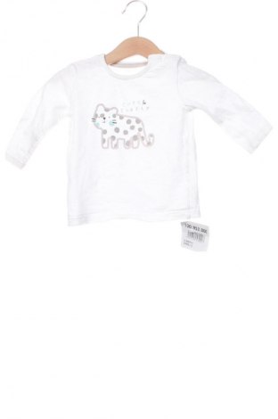 Dziecięca bluzka George, Rozmiar 6-9m/ 68-74 cm, Kolor Biały, Cena 27,59 zł