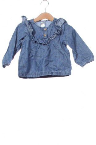 Kinder Shirt H&M, Größe 9-12m/ 74-80 cm, Farbe Blau, Preis € 3,99