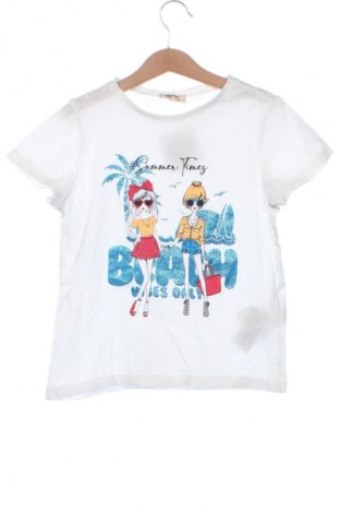 Dziecięcy T-shirt Koton, Rozmiar 6-7y/ 122-128 cm, Kolor Biały, Cena 27,99 zł