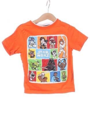 Kinder T-Shirt Star Wars, Größe 3-4y/ 104-110 cm, Farbe Orange, Preis 7,67 €