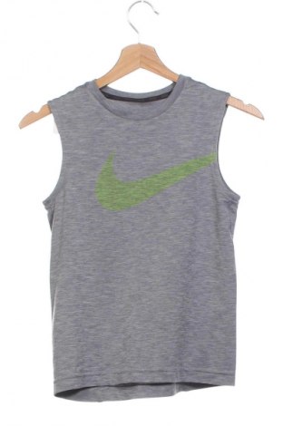 Μπλουζάκι αμάνικο παιδικό Nike, Μέγεθος 7-8y/ 128-134 εκ., Χρώμα Γκρί, Τιμή 15,47 €