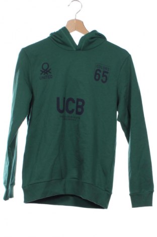 Hanorac pentru copii United Colors Of Benetton, Mărime 12-13y/ 158-164 cm, Culoare Verde, Preț 58,67 Lei