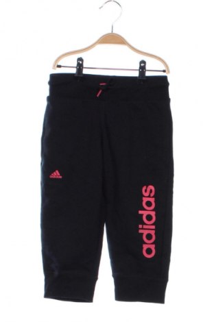 Kinder Sporthose Adidas, Größe 6-7y/ 122-128 cm, Farbe Schwarz, Preis 17,99 €