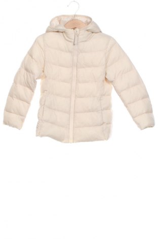 Kinderjacke Uniqlo, Größe 3-4y/ 104-110 cm, Farbe Beige, Preis 19,36 €