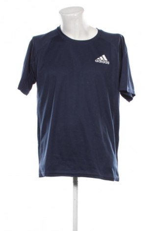 Herren Shirt Adidas, Größe L, Farbe Blau, Preis € 27,99