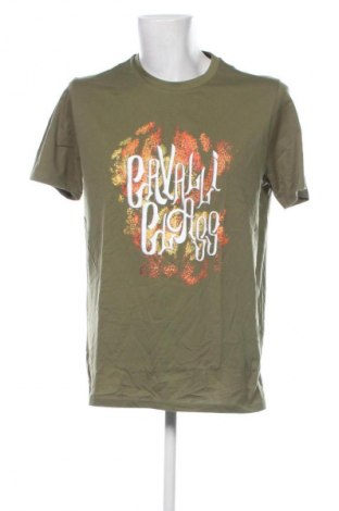 Męski T-shirt Cavalli Class, Rozmiar XXL, Kolor Zielony, Cena 237,29 zł