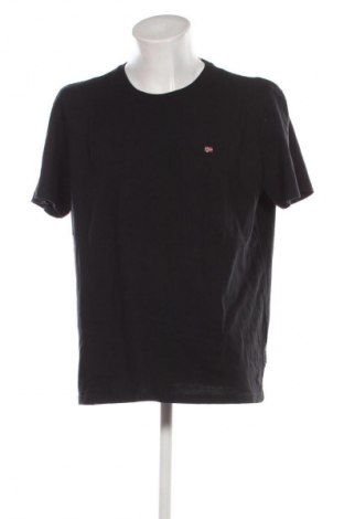 Herren T-Shirt Napapijri, Größe 3XL, Farbe Schwarz, Preis € 31,10