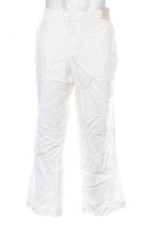 Pantaloni de bărbați Monsoon, Mărime L, Culoare Alb, Preț 77,99 Lei