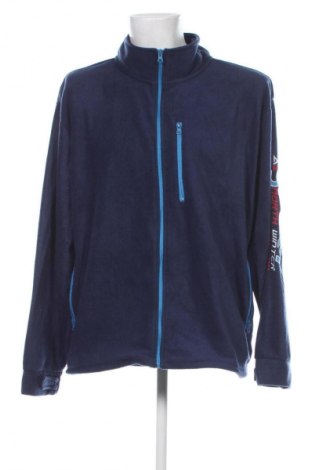 Ανδρικό μπουφάν fleece Atlas For Men, Μέγεθος 4XL, Χρώμα Μπλέ, Τιμή 29,99 €