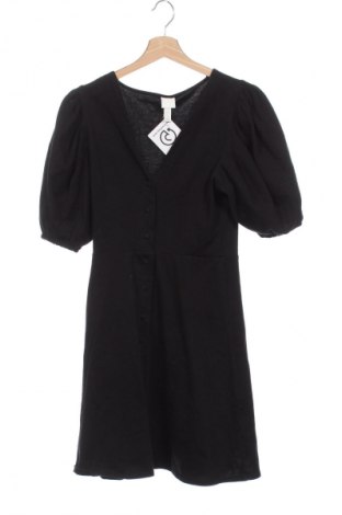 Kleid H&M, Größe XS, Farbe Schwarz, Preis 11,99 €