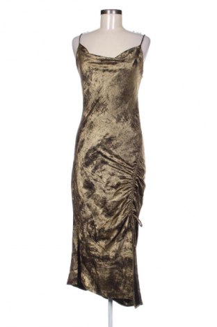 Kleid Zara, Größe S, Farbe Golden, Preis 23,99 €