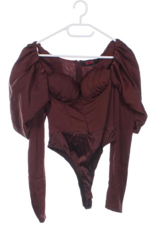 Γυναικεία μπλούζα-Κορμάκι Misspap, Μέγεθος S, Χρώμα Καφέ, Τιμή 39,00 €