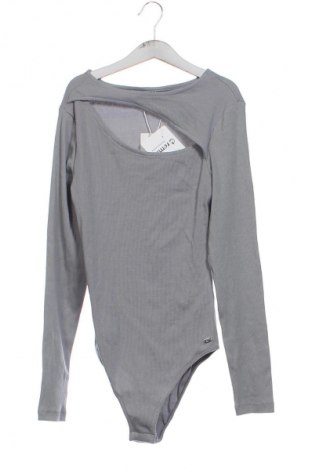 Дамска блуза - боди Unbranded, Размер S, Цвят Сив, Цена 5,11 €