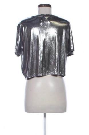 Dámska blúza H&M Divided, Veľkosť L, Farba Strieborná, Cena  10,00 €