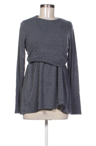 Γυναικεία μπλούζα Mamalicious, Μέγεθος L, Χρώμα Γκρί, Τιμή 37,99 €