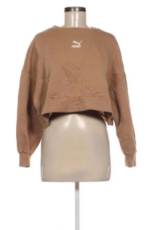 Γυναικεία μπλούζα PUMA, Μέγεθος S, Χρώμα Καφέ, Τιμή 17,99 €