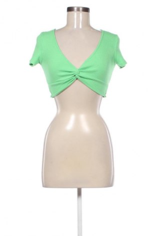 Bluzka damska Pull&Bear, Rozmiar S, Kolor Zielony, Cena 53,58 zł