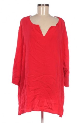Damen Shirt Selection By Ulla Popken, Größe 4XL, Farbe Rot, Preis 17,99 €
