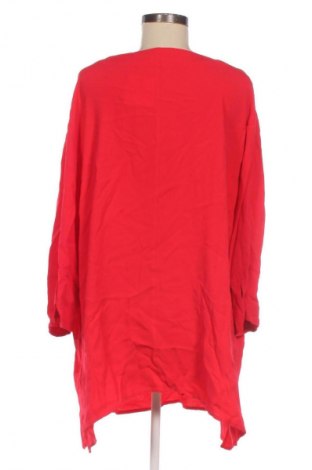Damen Shirt Selection By Ulla Popken, Größe 4XL, Farbe Rot, Preis 17,99 €