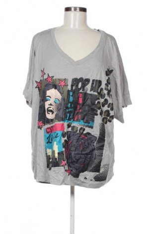 Damen Shirt Ulla Popken, Größe 3XL, Farbe Grau, Preis € 21,99