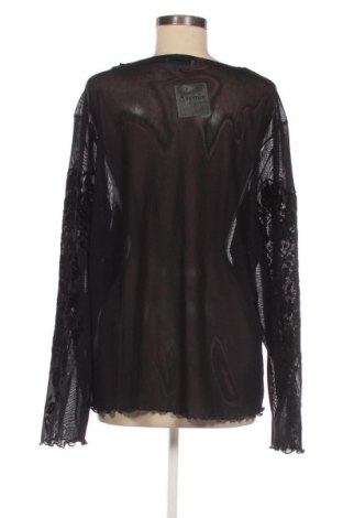 Γυναικεία μπλούζα Ulla Popken, Μέγεθος XXL, Χρώμα Μαύρο, Τιμή 17,00 €