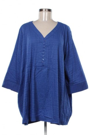 Dámska blúza Ulla Popken, Veľkosť 5XL, Farba Modrá, Cena  21,95 €
