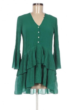 Дамска блуза Zara, Размер XS, Цвят Зелен, Цена 13,81 €
