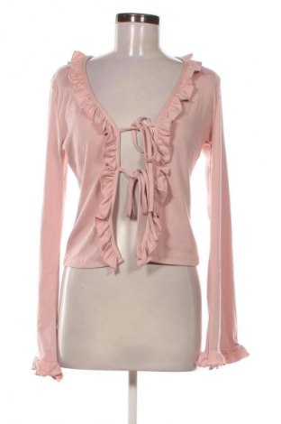 Damen Strickjacke Gina Tricot, Größe M, Farbe Aschrosa, Preis € 5,99