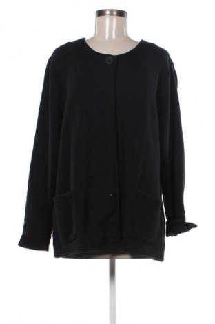 Damen Strickjacke Helena Vera, Größe XXL, Farbe Schwarz, Preis 21,00 €