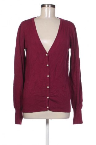 Damen Strickjacke Laura Torelli, Größe M, Farbe Rot, Preis 15,00 €