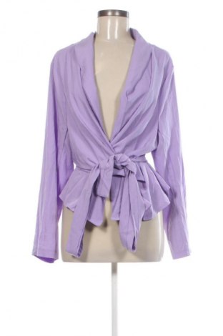 Γυναικεία ζακέτα SHEIN, Μέγεθος 3XL, Χρώμα Βιολετί, Τιμή 21,39 €
