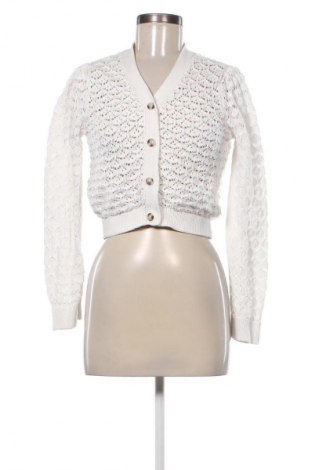 Damen Strickjacke Sinsay, Größe M, Farbe Weiß, Preis 15,00 €