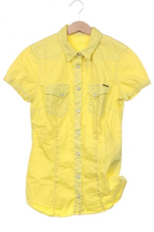 Γυναικείο πουκάμισο Gas, Μέγεθος XS, Χρώμα Κίτρινο, Τιμή 24,55 €
