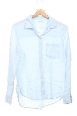 Γυναικείο πουκάμισο H&M, Μέγεθος XS, Χρώμα Μπλέ, Τιμή 12,85 €