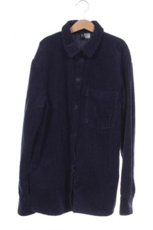 Γυναικείο πουκάμισο H&M Divided, Μέγεθος XXS, Χρώμα Μπλέ, Τιμή 13,00 €